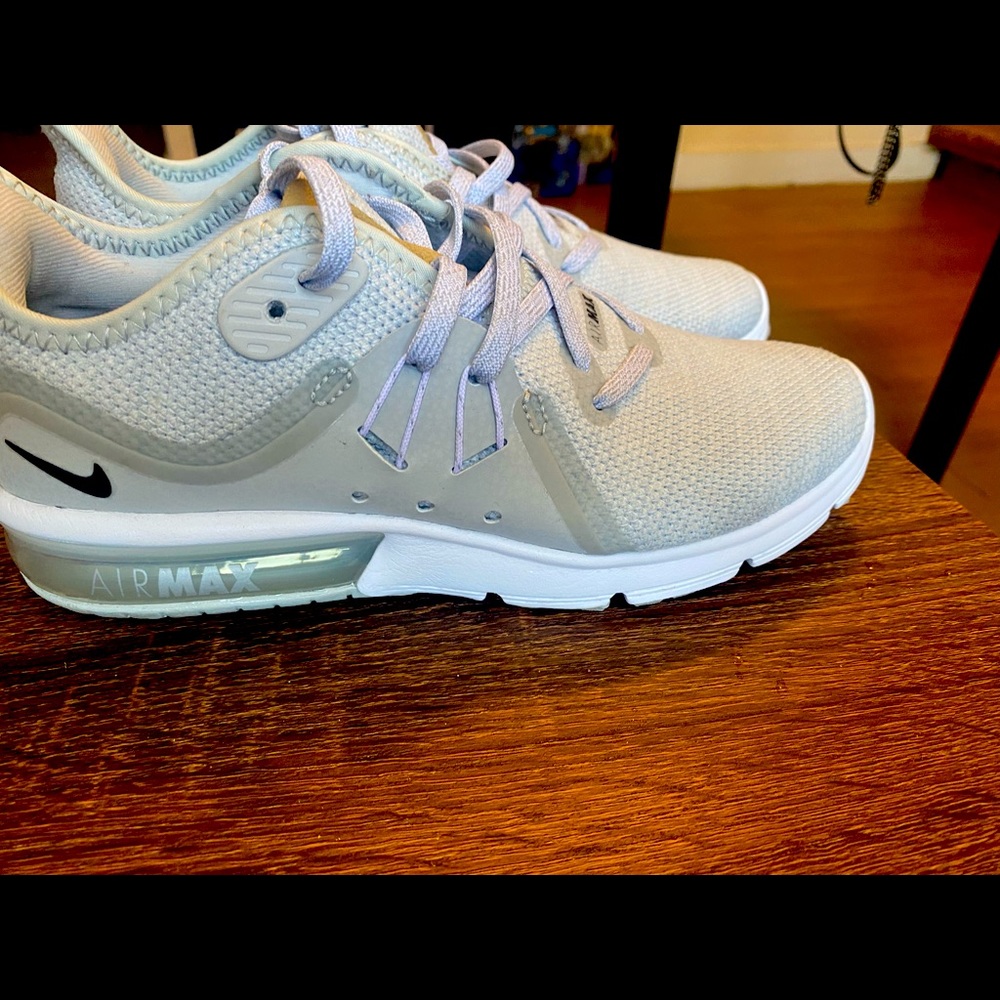 Grey lightly worn Nike’s